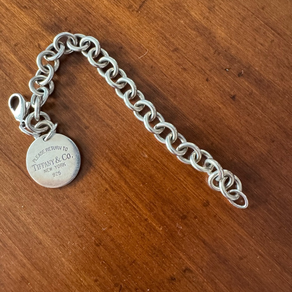 Vintage authentic Tiffany & Co. Silver 925 return to Tiffany  Bracelet